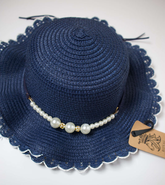 Navy blue sun hat - Mylookmyway