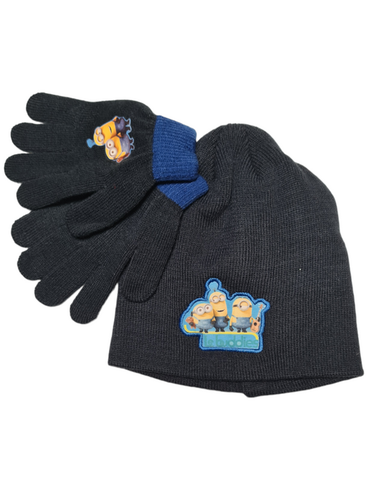 Minions Hats And Gloves Set - Mylookmyway