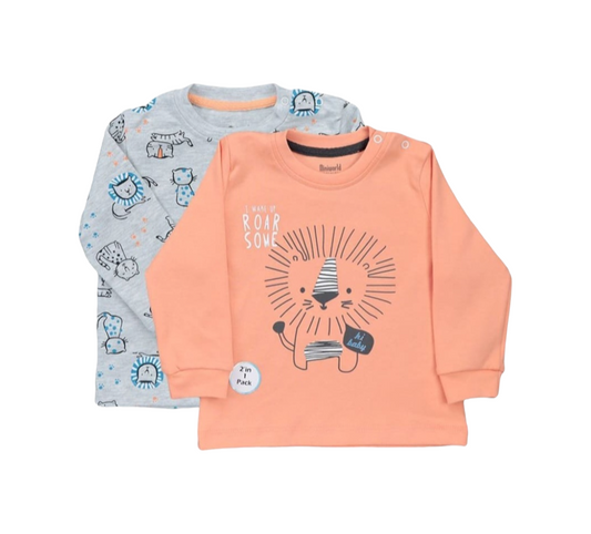 Boy Baby 2 piece long-sleeved t-shirt - Mylookmyway